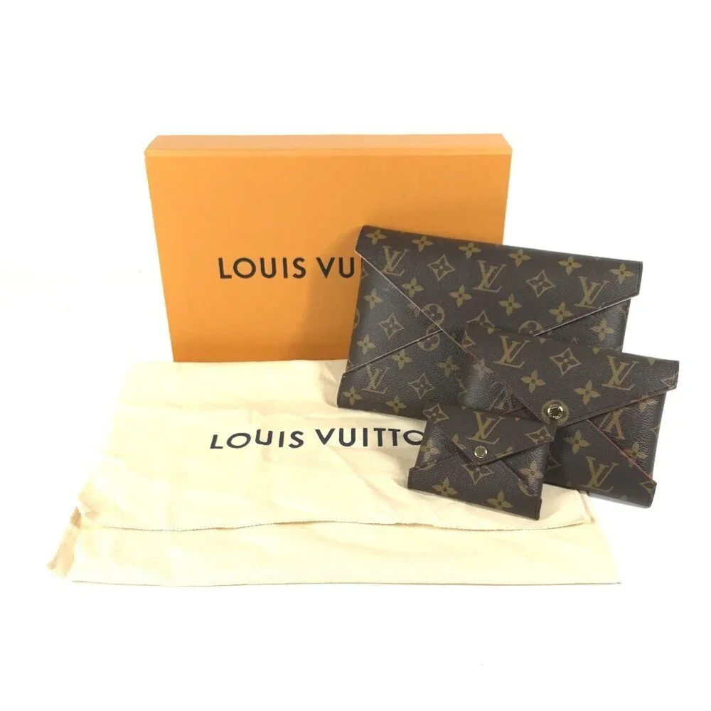 LOUIS VUITTON Brown Monogram Canvas Pochette Pouch